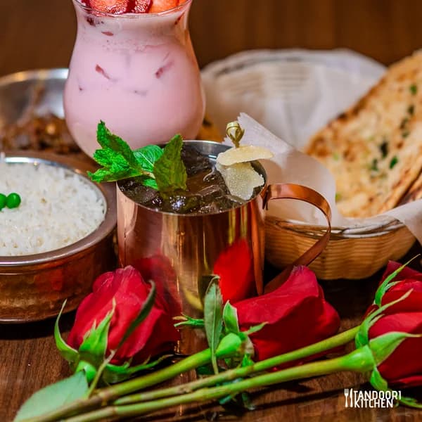 Strawberry Rose Lassi
